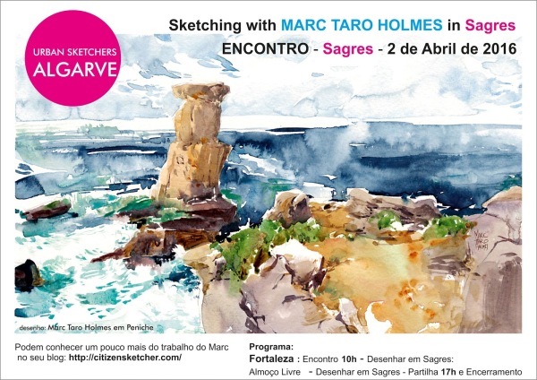 Poster- encontro Sagres with Marc Taro Holmes
