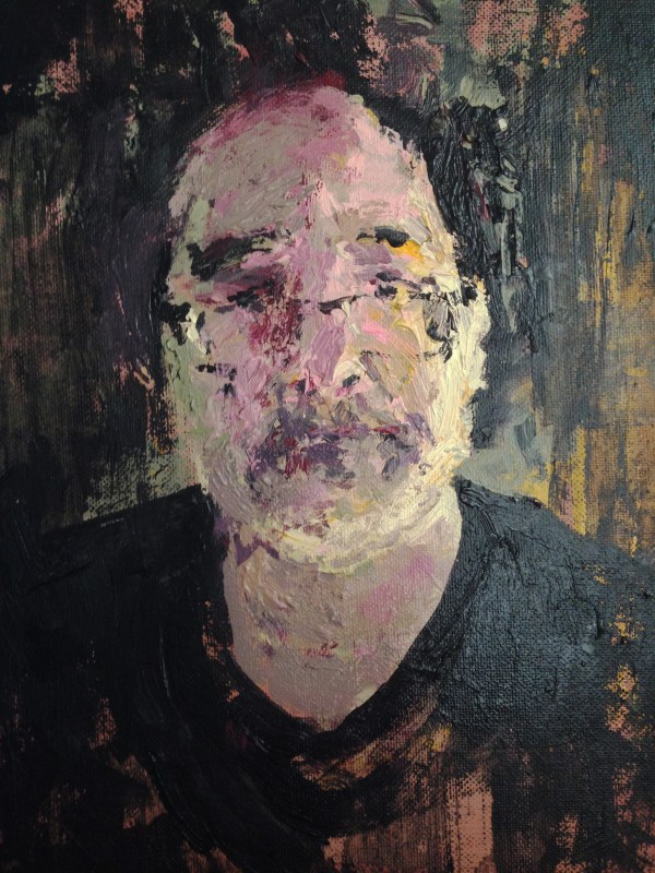 #OneWeek100People_PaintedSelfie_Acrylic01 (1)