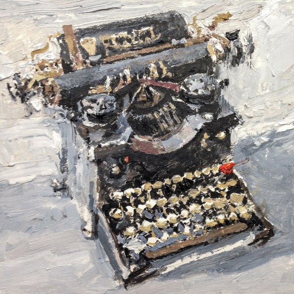 Marc Taro Holmes 10x10 oil on panel_great american novel